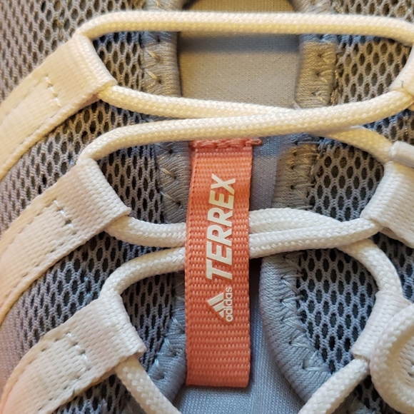 Adidas climacool sneakers. Grey/orange Sz - 6.5 - Picture 7 of 8